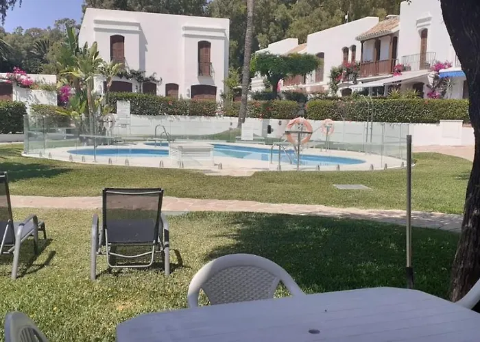 - Playa - 2 Con Jardin Y Acceso Directo A La Piscina Is15 إِستيبونا